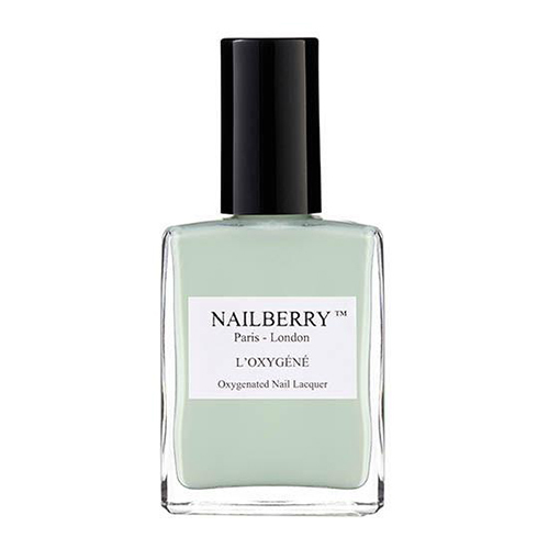 Nailberry Minty Fresh, 15ml/0.5 fl oz Nailberry Peony Blush on white background