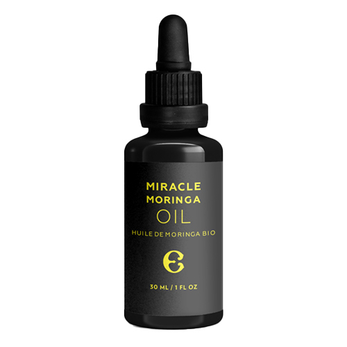 Etymologie Miracle Moringa Oil on white background