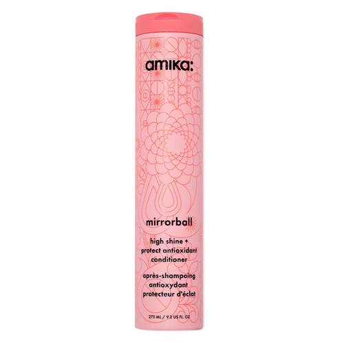 Amika Mirrorball High Shine + Protect Antioxidant Conditioner on white background