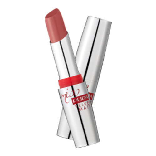 Pupa Miss Pupa Velvet Matt Lipstick - 303 Flashy Coral, 1 piece Pupa Miss Pupa Velvet Matt Lipstick - 100 Nude on white background