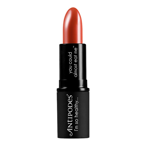 Antipodes Moisture Boost Natural Lipstick - Ruby Bay Rouge, 4g/0.1 oz Antipodes Moisture Boost Natural Lipstick - Boom Rock Bronze on white background