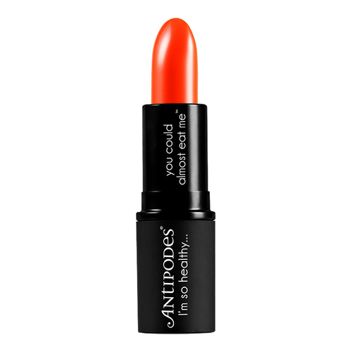 Antipodes  Moisture Boost Natural Lipstick - Piha Beach Tangerine, 4g/0.1 oz