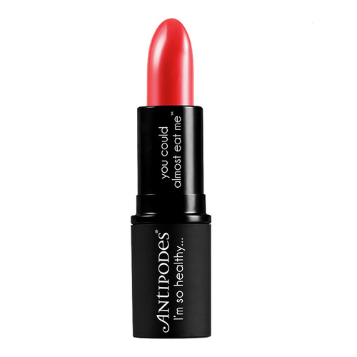 Antipodes Moisture Boost Natural Lipstick - Ruby Bay Rouge, 4g/0.1 oz Antipodes Moisture Boost Natural Lipstick - Boom Rock Bronze on white background