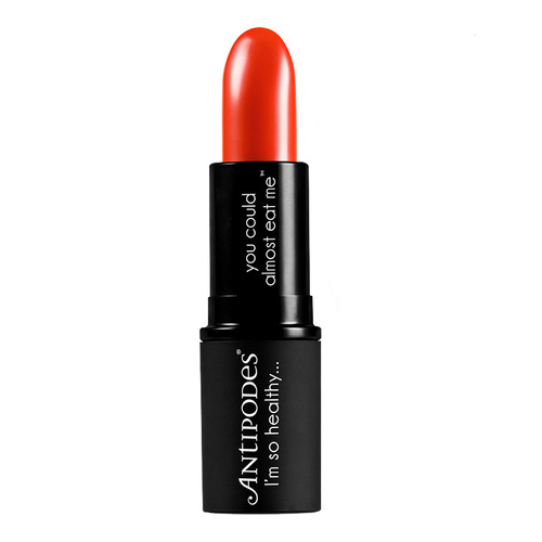 Antipodes Moisture Boost Natural Lipstick - Ruby Bay Rouge, 4g/0.1 oz Antipodes Moisture Boost Natural Lipstick - Boom Rock Bronze on white background