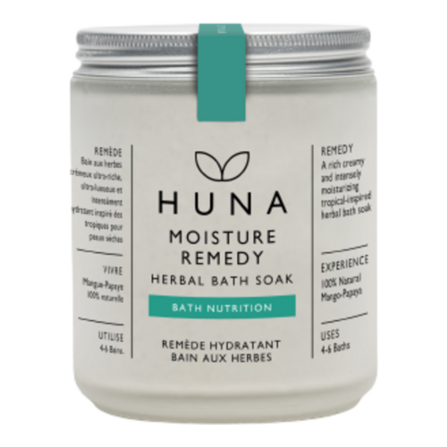 Huna Moisture Remedy Herbal Bath Soak, 250g/8.82 oz Huna Moisture Remedy Herbal Bath Soak on white background