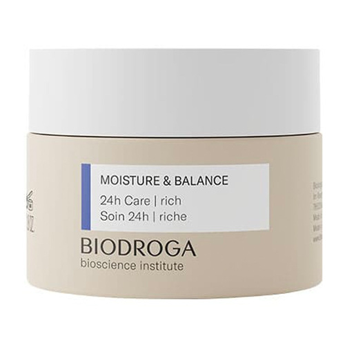 Biodroga Moisture and Balance 24hr Rich on white background