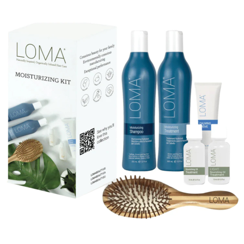 Loma Organics Moisturizing Gift Box on white background