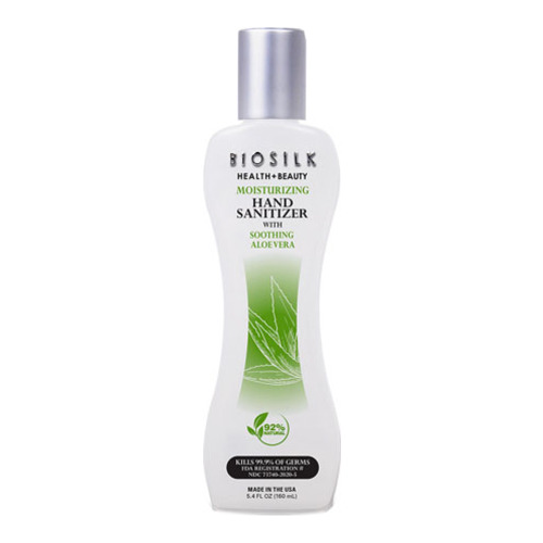 Biosilk Moisturizing Hand Sanitizer with Aloe Vera, 361ml/12.2 fl oz Biosilk Moisturizing Hand Sanitizer with Aloe Vera on white background