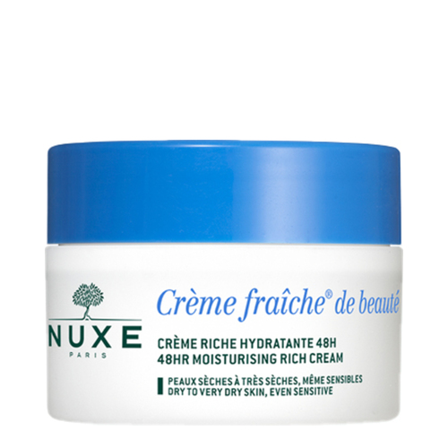 Nuxe Moisturizing Rich Cream on white background