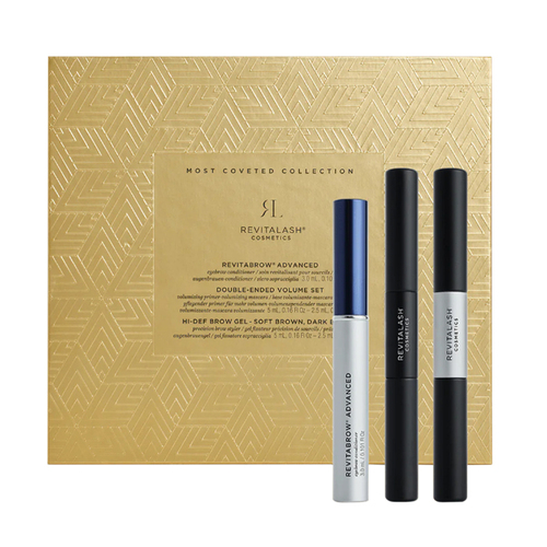 RevitaLash Most Coveted Collection Featuring Revitabrow Advanced, 1 set RevitaLash Most Coveted Collection Featuring Revitabrow Advanced on white background