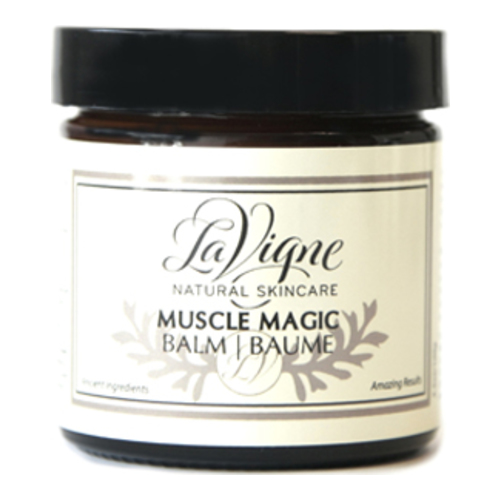 LaVigne Naturals Muscle Magic Balm on white background
