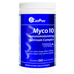 Myco10 Powder on white background