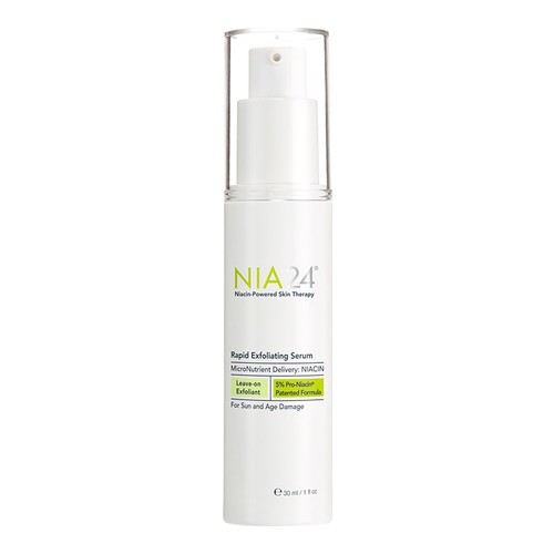 NIA24 Rapid Exfoliating Serum on white background