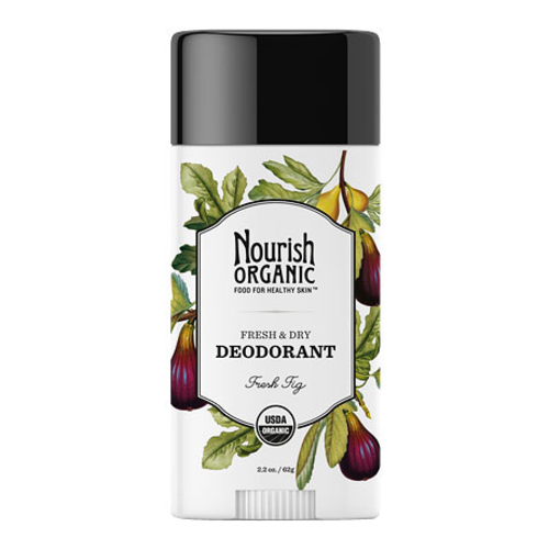 Nourish Organics Organic Stick Deodorant - Fresh Fig, 62g/2.2 oz Nourish Organics Organic Stick Deodorant - Almond Vanilla on white background