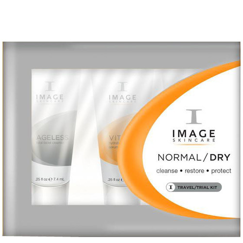 Image Skincare NORMAL / DRY Travel / Trial Kit on white background