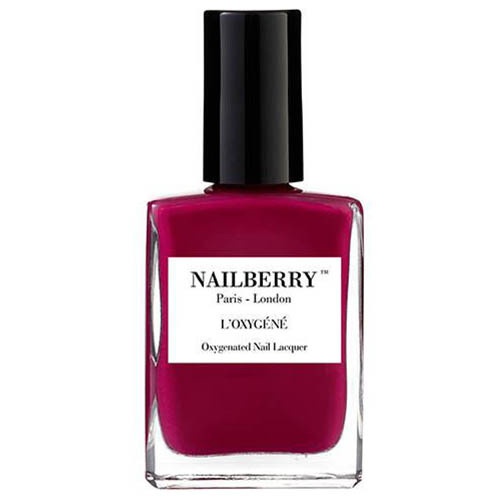 Nailberry Minty Fresh, 15ml/0.5 fl oz Nailberry Peony Blush on white background