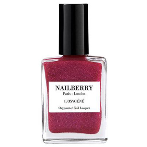 Nailberry Minty Fresh, 15ml/0.5 fl oz Nailberry Peony Blush on white background