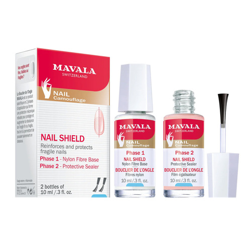 MAVALA Nail Shield, 2 x 10ml/0.3 fl oz MAVALA Nail Shield on white background