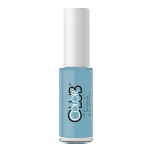 COLOR CLUB Nail Stripers - Black, 7ml/0.25 fl oz COLOR CLUB Nail Stripers - Aqua on white background