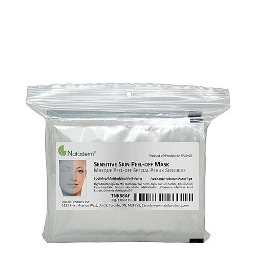 Nataderm Sensitive Skin Peel-Off Mask, 6 x 30g/1 oz