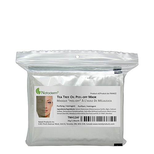 Nataderm Tea Tree Oil Peel-Off Mask, 6 x 30g/1.1 oz