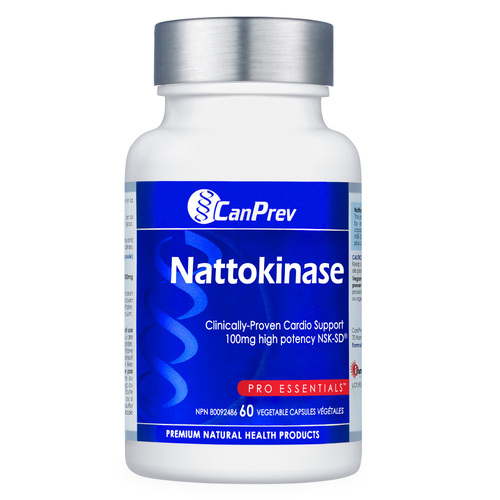 CanPrev Nattokinase on white background
