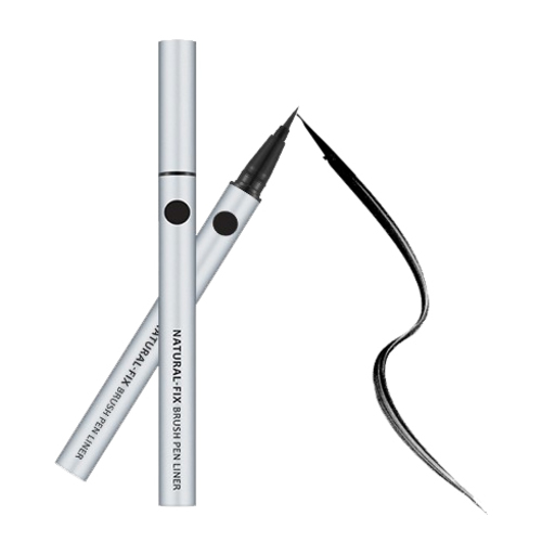 MISSHA Natural Fix Brush Pen Liner - Black, 1 piece MISSHA Natural Fix Brush Pen Liner - Black on white background