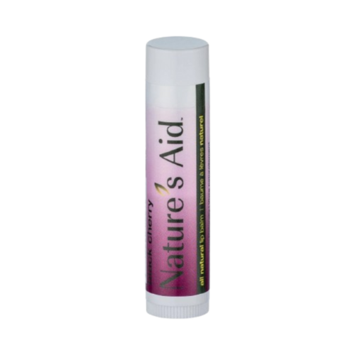 Nature's Aid Natural Lip Balm - Black Cherry, 1 pieces Natures Aid Natural Lip Balm - Black Cherry on white background