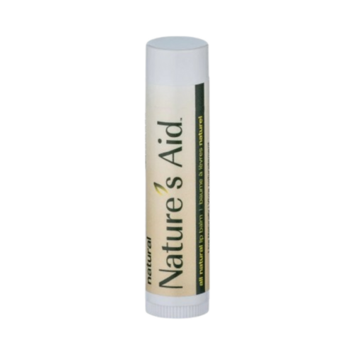 Nature's Aid Natural Lip Balm - Natural, 1 pieces Natures Aid Natural Lip Balm - Natural on white background