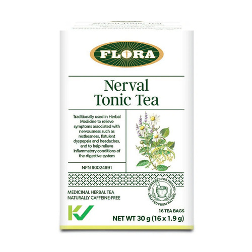 Flora Nerval Tonic Tea, 16 x 1.9g/0.1 oz
