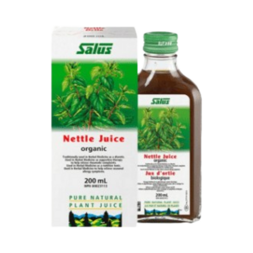 Salus Nettle Juice on white background