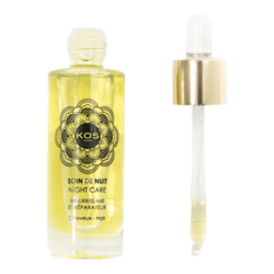 Night Hair Care on white background