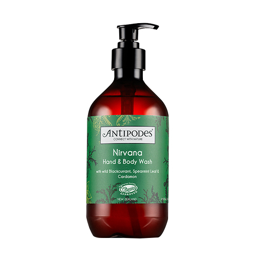 Antipodes Nirvana Hand and Body Wash - Spearmint and Cardamon, 500ml/16.9 fl oz Antipodes Nirvana Hand and Body Wash - Spearmint and Cardamon on white background
