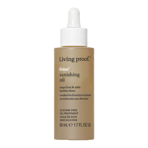 Living Proof No Frizz Vanishing Oil on white background