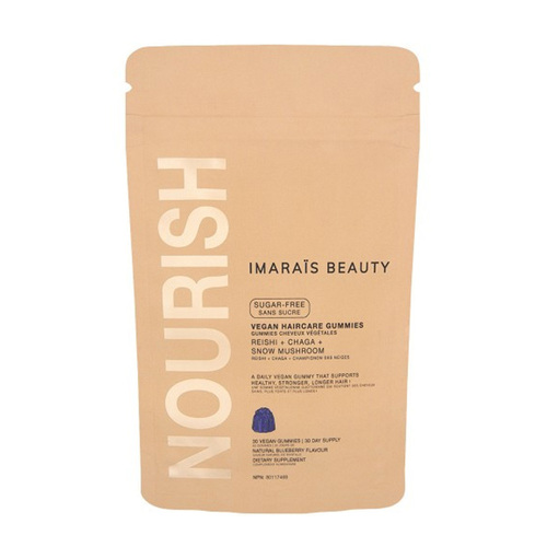 Imarais Beauty Nourish Haircare supplement on white background