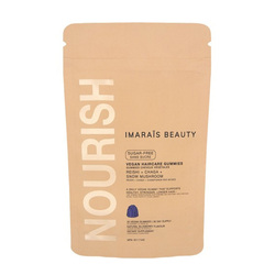 Nourish Haircare supplement on white background