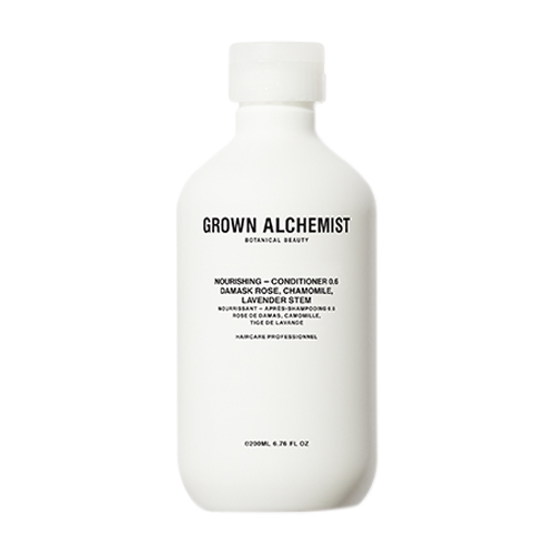 Grown Alchemist Nourishing - Conditioner 0.6 Damask Rose Chamomile Lavender Stem, 500ml/16.9 fl oz Grown Alchemist Nourishing - Conditioner 0.6 Damask Rose Chamomile Lavender Stem on white background
