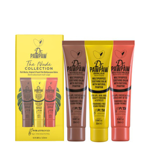 Dr.Pawpaw Nude Collection, 3 x 25ml/0.8 fl oz Dr.Pawpaw Nude Collection on white background