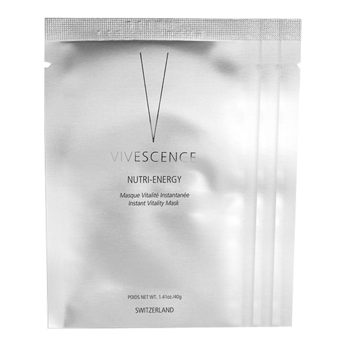 Vivescence Nutri-Energy Instant Vitality Mask (3 Single Dose Sachets), 1 set