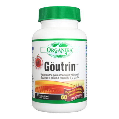 Organika Goutrin, 240 capsules Organika Goutrin on white background