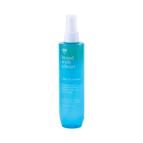 Brand With A Heart OMG HydraShine Leave-In Conditioner, 200ml/6.76 fl oz Brand With A Heart OMG HydraShine Leave-In Conditioner on white background