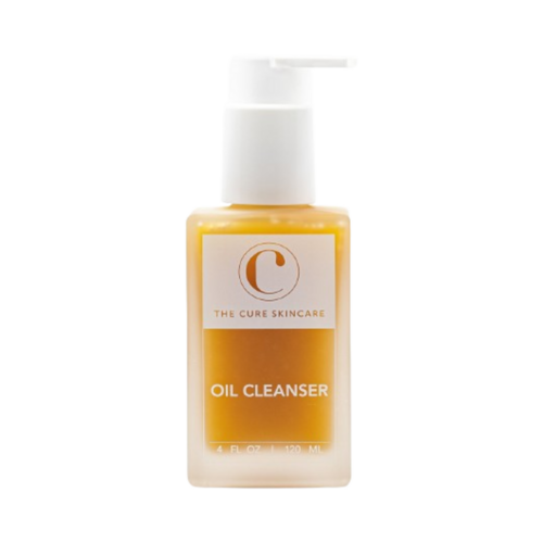 The Cure Skincare Oil Cleanser on white background
