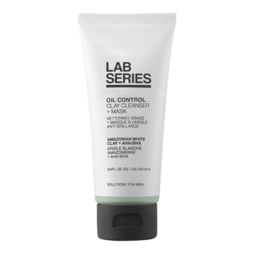 Lab Series Oil Control Clay Cleanser + Mask, 100ml/3.38 fl oz Lab Series Oil Control Clay Cleanser + Mask on white background