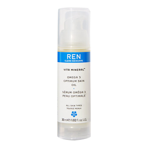 Ren Vita Mineral Omega 3 Optimum Skin Oil on white background
