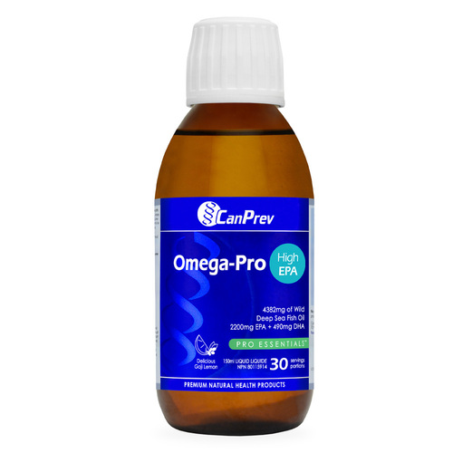 CanPrev Omega-Pro High EPA, 150ml/5.07 fl oz CanPrev Omega-Pro High EPA on white background