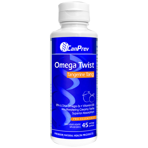 CanPrev Omega Twist - Tangerine Tang on white background