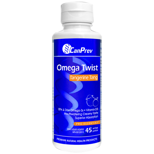 CanPrev Omega Twist - Tangerine Tang, 225ml/7.61 fl oz CanPrev Omega Twist - Tangerine Tang on white background