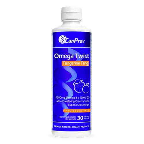 CanPrev Omega Twist - Tangerine Tang, 225ml/7.61 fl oz CanPrev Omega Twist - Tangerine Tang on white background