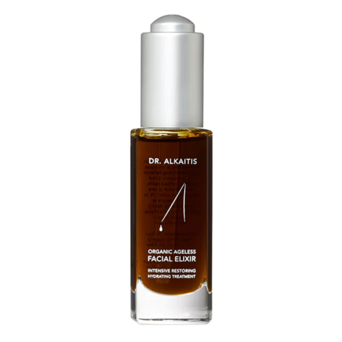 Dr Alkaitis Organic Ageless Facial Elixir on white background