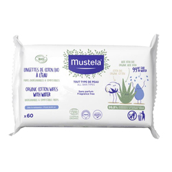 Organic Cotton Wipes with Water